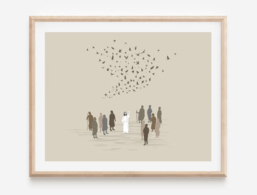 Look at the Birds of the air Digital download printable art